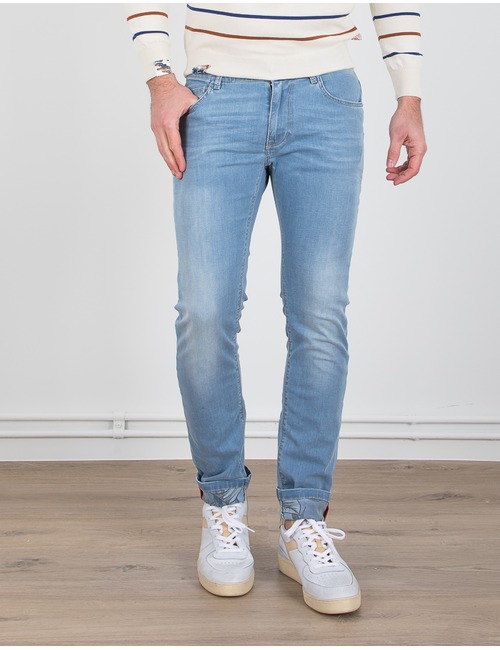 Mason's slim fit jeans blauw