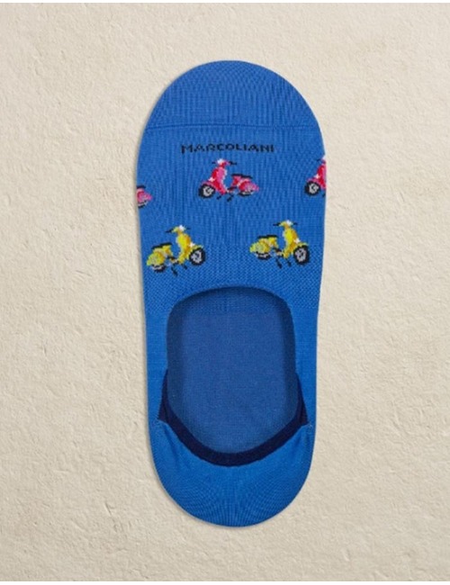 Pima Cotton Invisible Touch Italian Scooter Atlantis Blue
