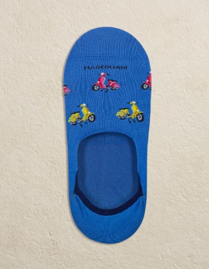 Pima Cotton Invisible Touch Italian Scooter Atlantis Blue