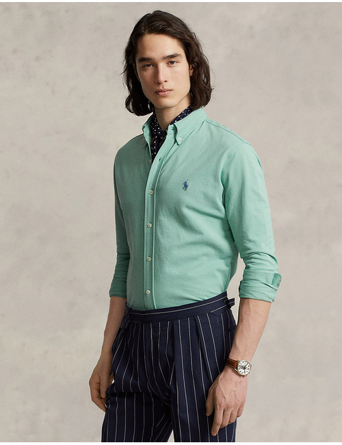 Ralph Lauren modern fit hemd groen