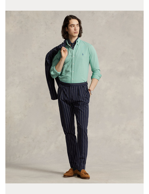 Ralph Lauren modern fit hemd groen