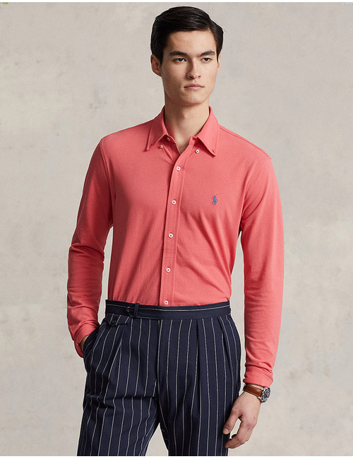 Ralph Lauren modern fit hemd rood