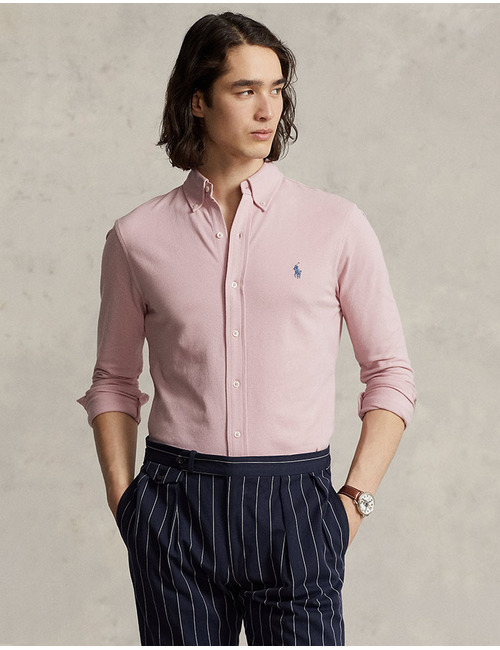 Ralph Lauren modern fit hemd roze