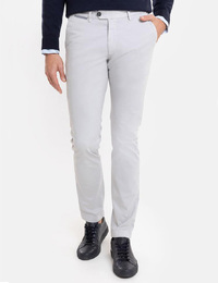 Slim Fit Sidney Chino Lichtgrijs