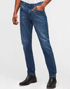Slimmy Tapered Luxe Performance Plus Mid Blue