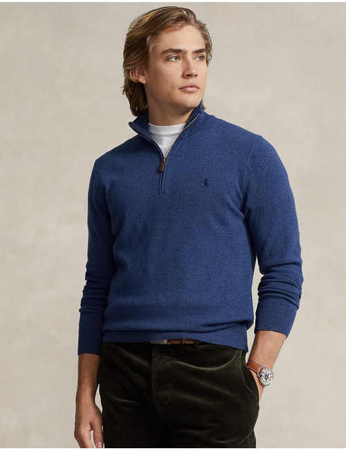 Wool Quarter-Zip Sweater 