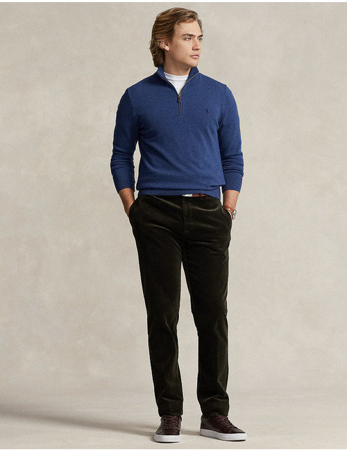 Wool Quarter-Zip Sweater 
