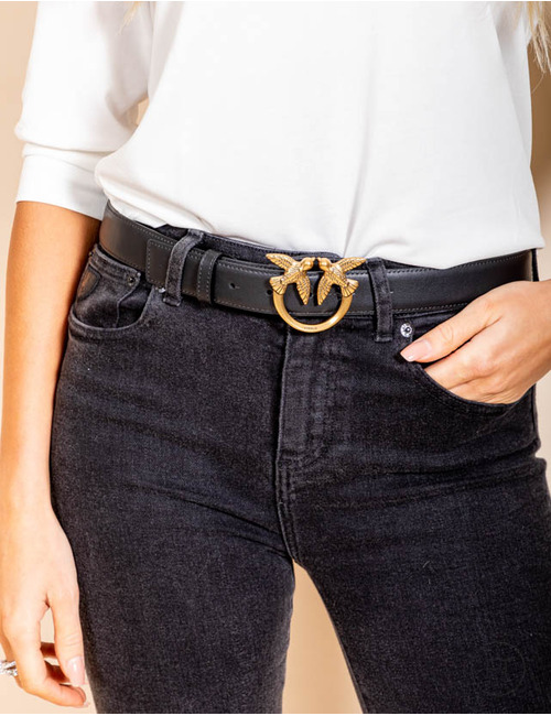 Pinko riem zwart
