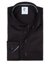 R2 modern fit hemd zwart