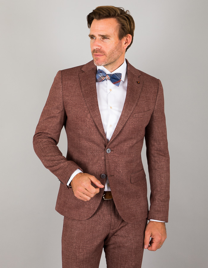 DiNick blazer jersey roestbruin 221605-850