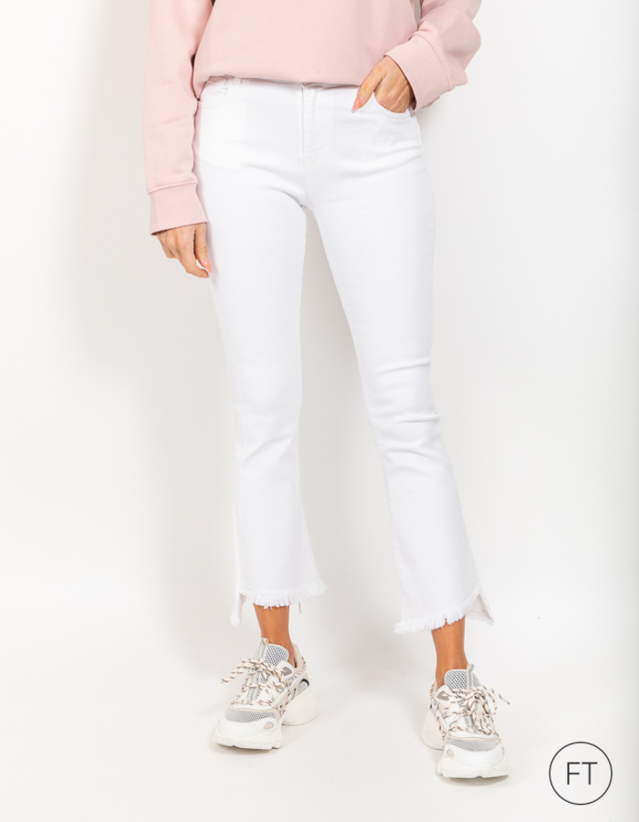 Liviana Conti regular fit jeans wit