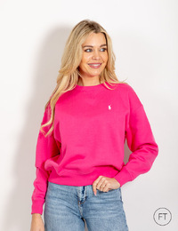 Ralph Lauren Dames lange mouw sweater roze