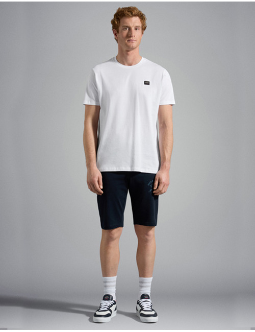 Regular Fit White Cotton T-shirt
