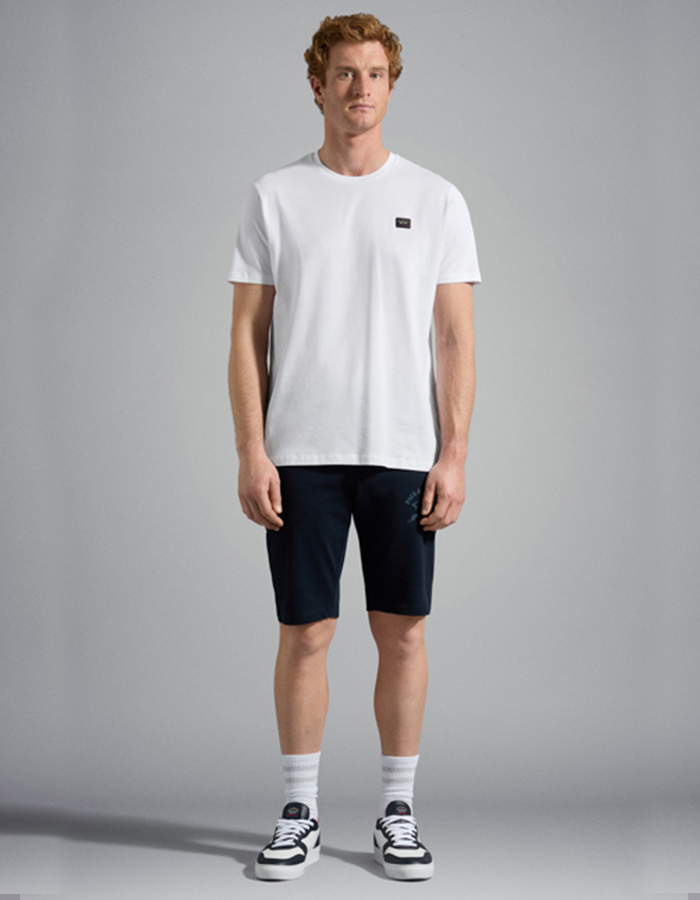 Regular Fit White Cotton T-shirt