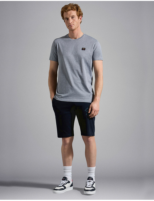 Regular Fit Grey Cotton T-shirt