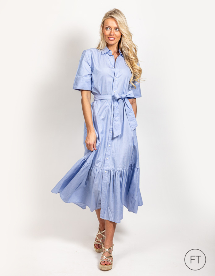 Ralph Lauren Dames kort kleed blauw