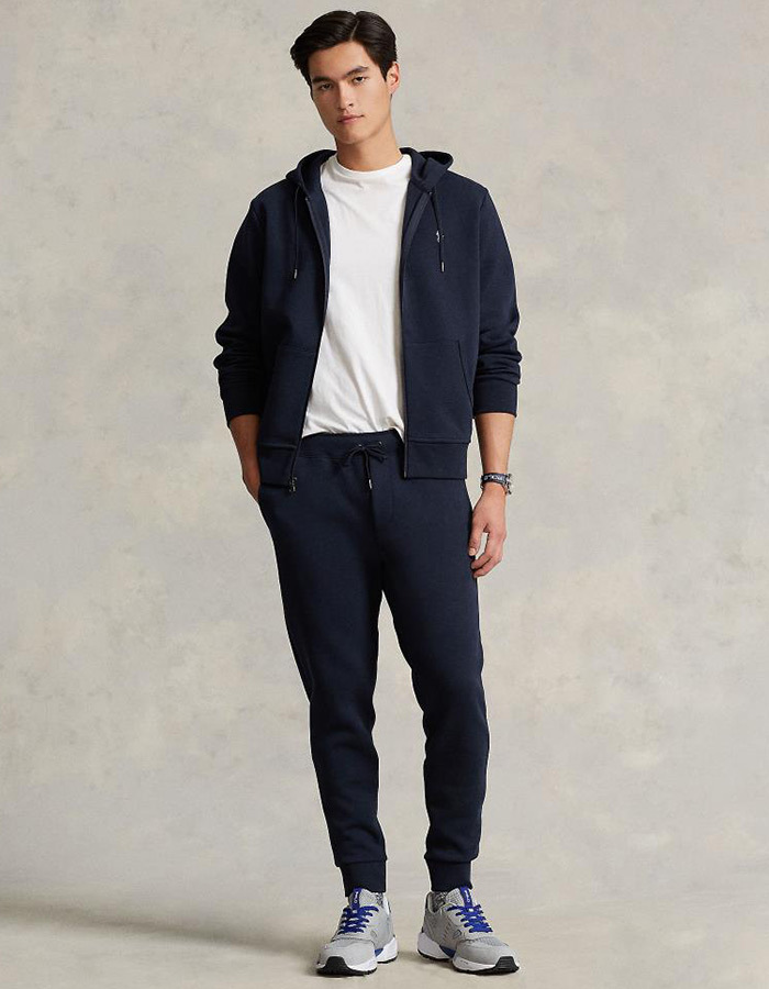 Double-knit jogger broek