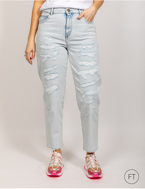 Pinko regular fit jeans lichte washing