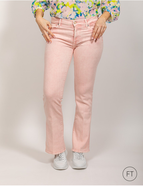 7 For All Mankind regular fit jeans roze