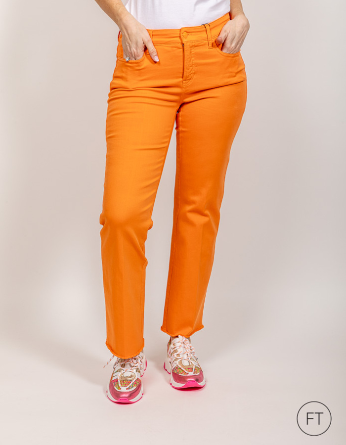 Cambio regular fit jeans oranje