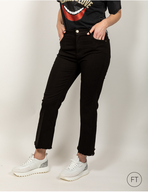 Kocca 5-pocket broek zwart