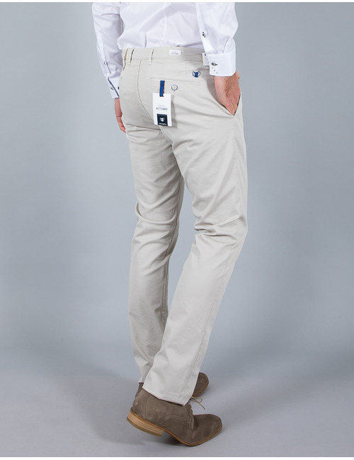 Atelier Noterman slim fit broek ecru