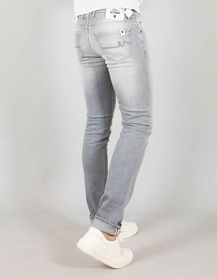 Atelier Noterman slim fit jeans grijs