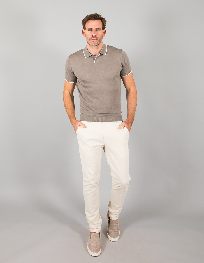 Slim Fit Polo Beige