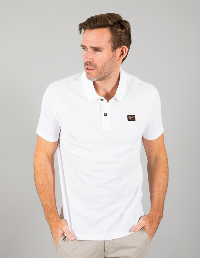 Regular Fit Cotton Piqué Polo Shirt met Iconic Badge