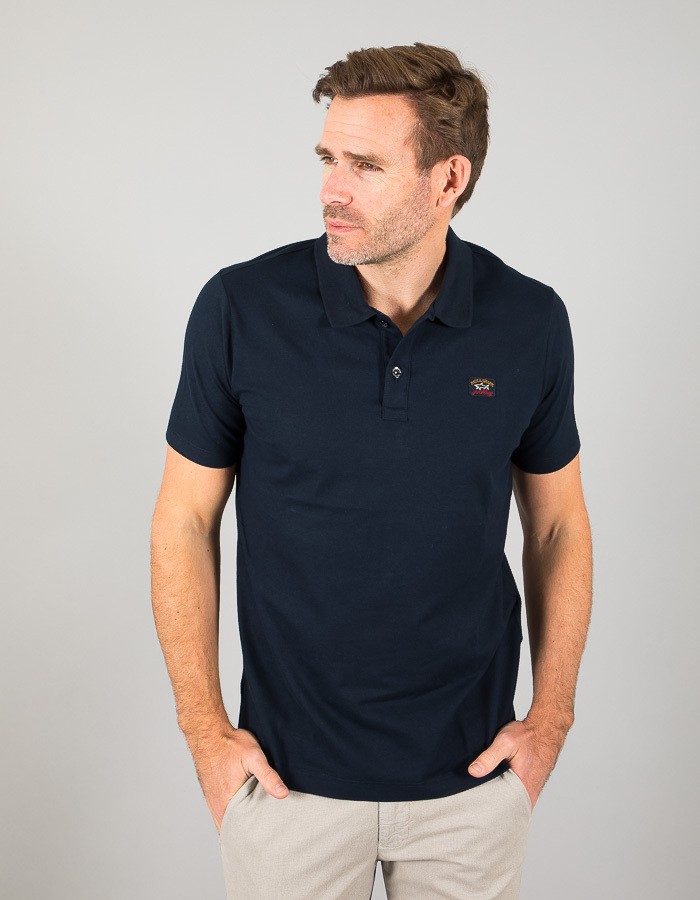 Regular Fit Cotton Piqué Polo Shirt met Iconic Badge