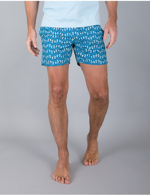 Mc2 Saint Barth zwemshort blauw