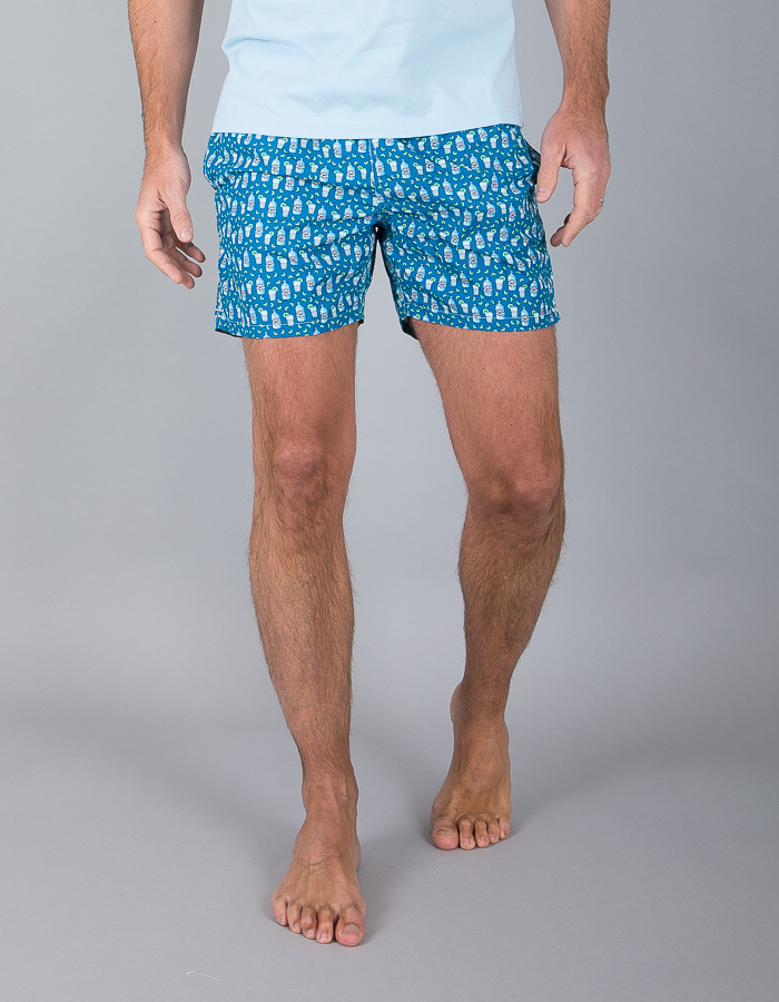 Mc2 Saint Barth zwemshort blauw