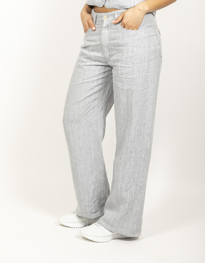 Lois Jeans broek recht grijs