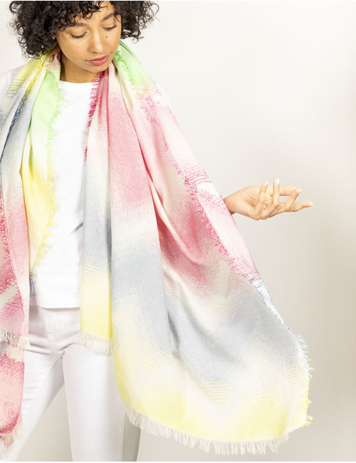 Due Amanti sjaals multicolor