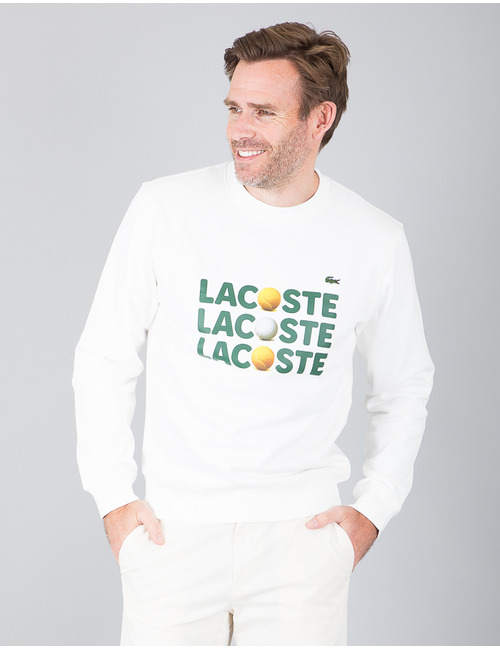 Lacoste sweater wit