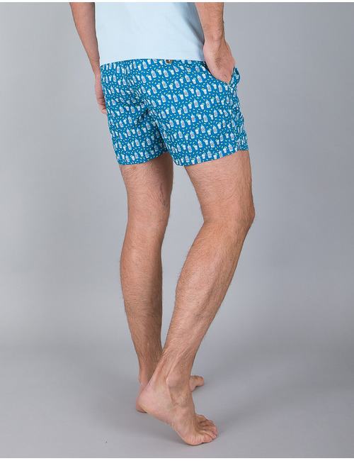 Mc2 Saint Barth zwemshort blauw