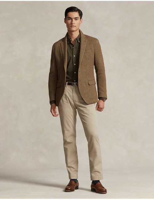 Ralph Lauren custom fit hemd kaki