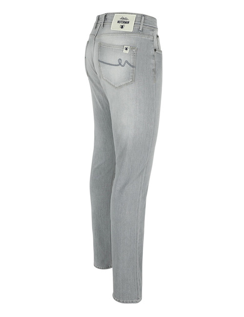 Lichtgrijze slim fit stretch jeans – ATN01RG
