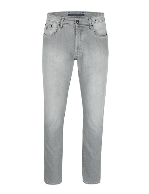 Lichtgrijze slim fit stretch jeans – ATN01RG