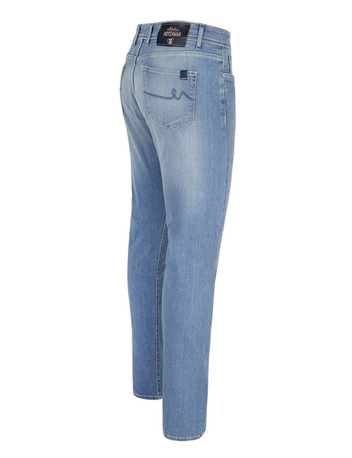 Lichtblauwe relaxed fit stretch jeans – ATN01RG