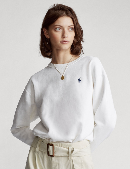 Ralph Lauren Dames lange mouw sweater wit