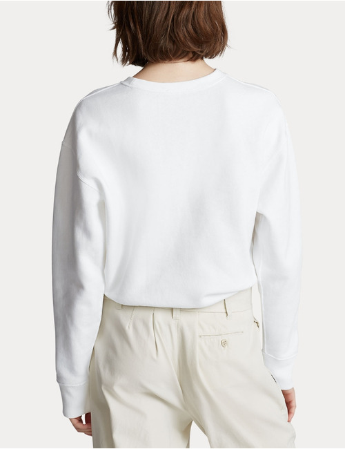 Ralph Lauren Dames lange mouw sweater wit