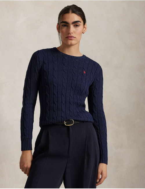 Ralph Lauren Dames lange mouw pull blauw
